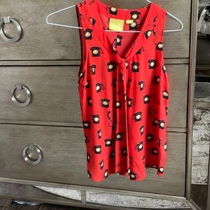 Anthro Maeve silk top, size 4